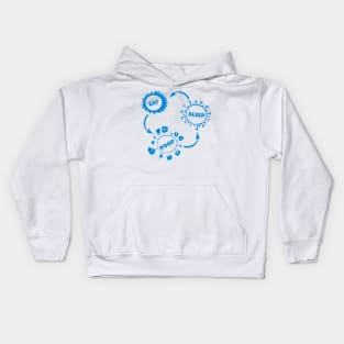 BABY ACTIVITIES FLOWCHART Kids Hoodie